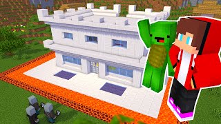 MAIZEN : Pillager vs Security House - Minecraft Animation JJ & Mikey