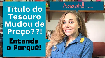 Como funciona precificação Tesouro Direto?