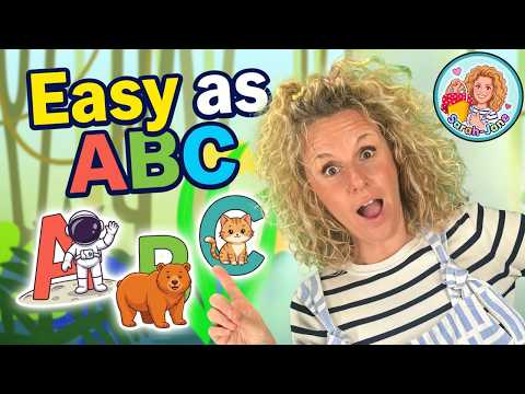Alphabet Learning though Play, Animals, Songs and Stories Fun! with Sarah-Jane on Bucket Time!