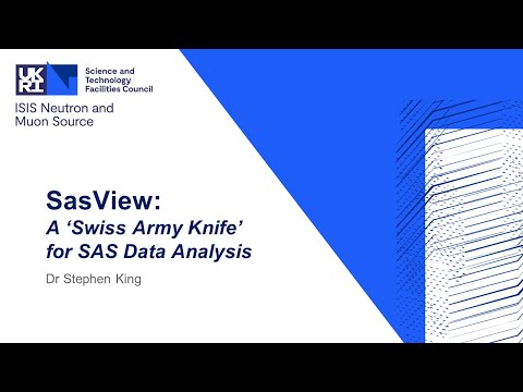 SasView - A 'Swiss Army Knife' for SAS Data Analysis