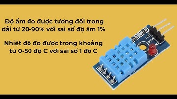 ESP32 Bài 5: Cảm biến nhiệt độ, độ ẩm DHT11