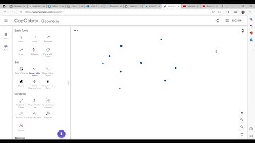 Removing labels in Geogebra