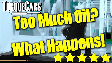 Overfilled Motor Oil! What Happens & Engine Damage Done - Fix & Avoid Too Much Oil Problems