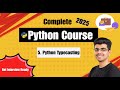 Python Typecasting | Complete Python Course #5
