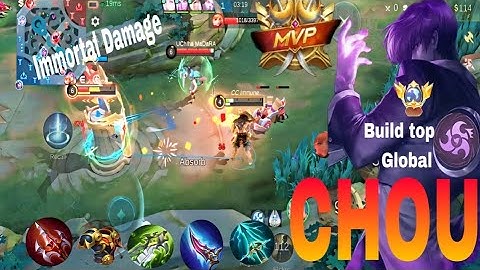 19 Kills!! Chou New Offlane Build Incredible Damage (PLEASE TRY) - Build Top 1 Global Chou ~ MLBB