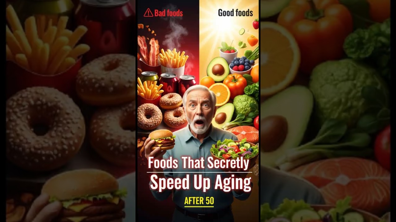 5 Food Swaps to Stop Aging Faster After 50 | Anti-Aging Nutrition Tips  
