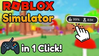 How to make a simulator in 60 seconds! Simulator Plugin #1 Wealth
