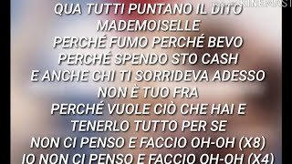 Sfera Ebbasta - Mademoiselle Testo Con Audio E Lyrics Video