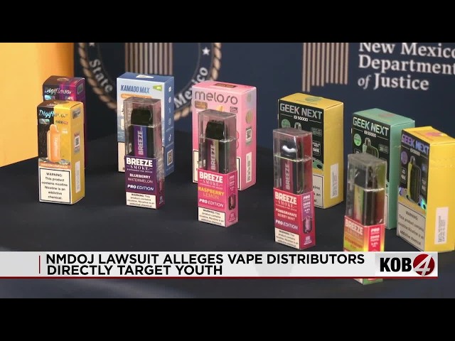 NMDOJ lawsuit alleges vape distributors directly target youth NMDOJ lawsuit alleges vape distributors directly target youth