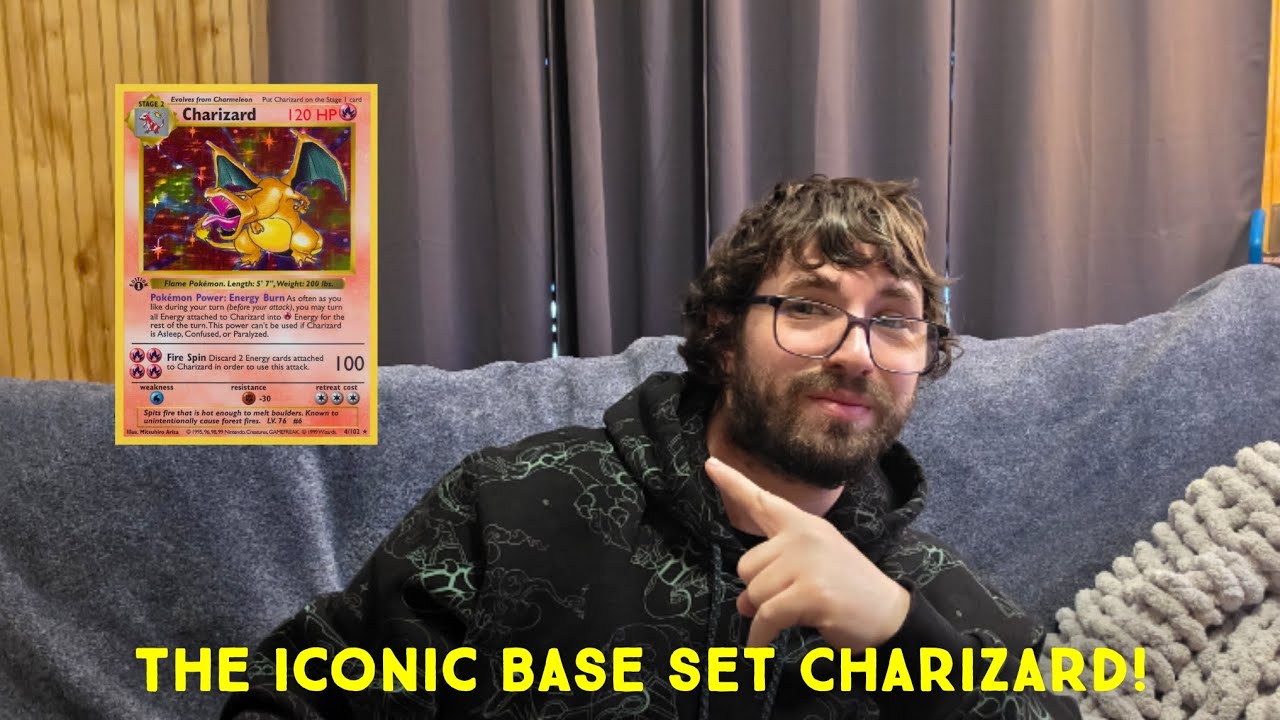 Reviewing every Pokemon card ever made: 4/102 WOTC Charizard