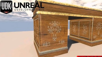 PowellAnimation: In-Game Asset / Low-Poly Bureau (Imported to UDK)