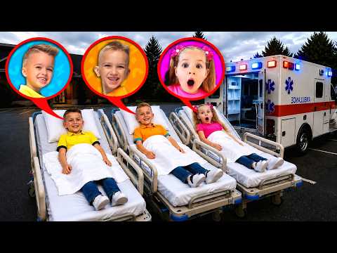 VLAD, NIKI & DIANA GOT RUSHED TO THE HOSPITAL IN AM AMBULANCE!! (FULL MOVIE)