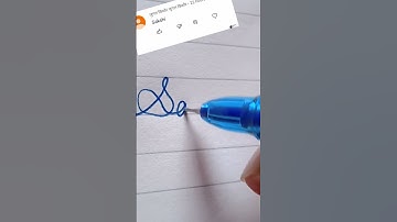 sakshi name write in cursive writing #cursive#writing#improveyourwriting#khushicursivewriting#short