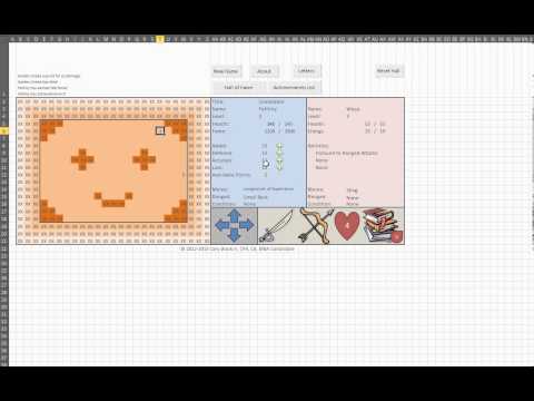 Video: Arena.Xlsm Er En RPG Laget Av En Regnskapsfører Og Spilt Helt I Microsoft Excel