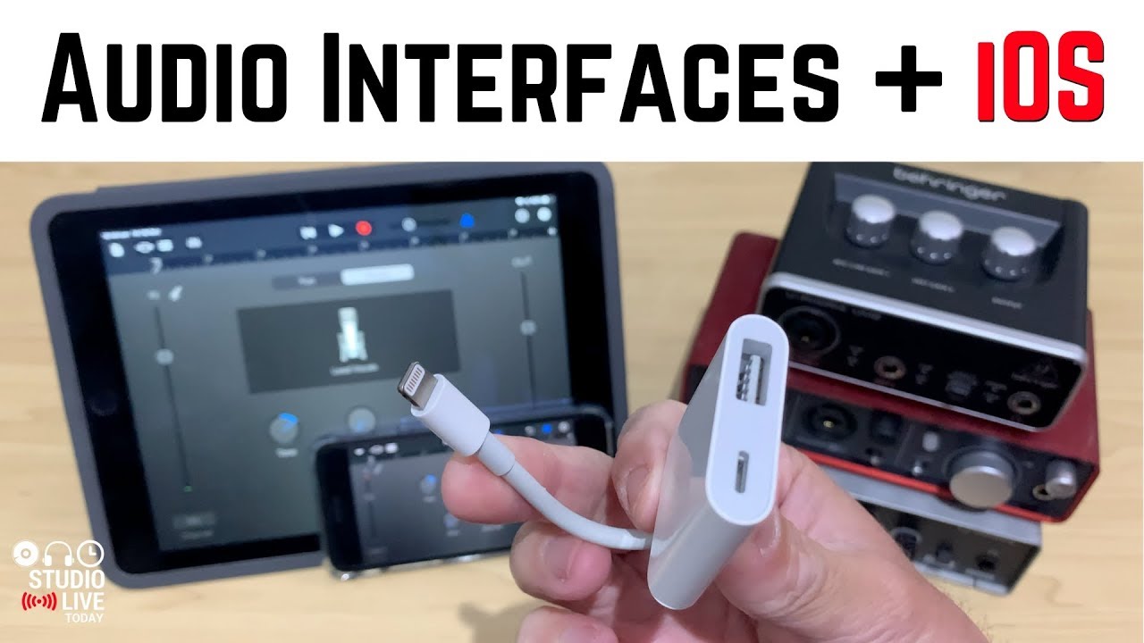 Opmærksom Pædagogik Slid How to connect a USB audio interface to an iPad/iPhone - YouTube