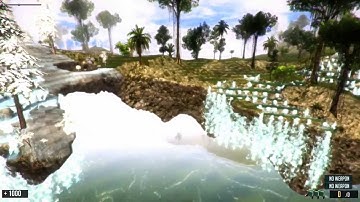 [TerrainEngine] WIP V8 Procedural Floating Islands / Waterfall: Voxel Terrain Unity3D