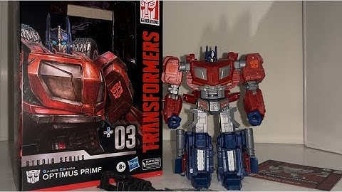 How to transform Studio series gamer edition Optimus prime. Transformers voyager class SS figure 02