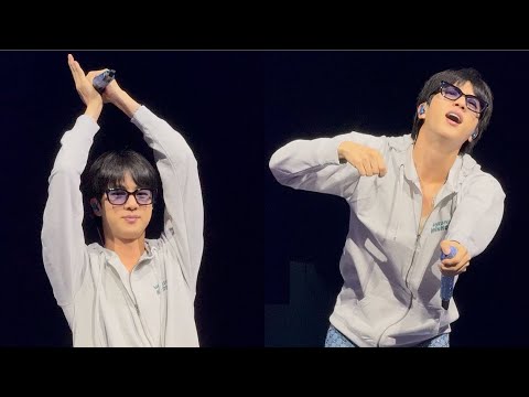 Super Tuna Soundcheck 250731 Run Seokjin Ep Tour Newark Fancam BTS