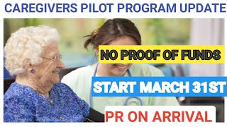 Canada Caregivers Pilot Program PR on Arrival 2025 Update| Latest update