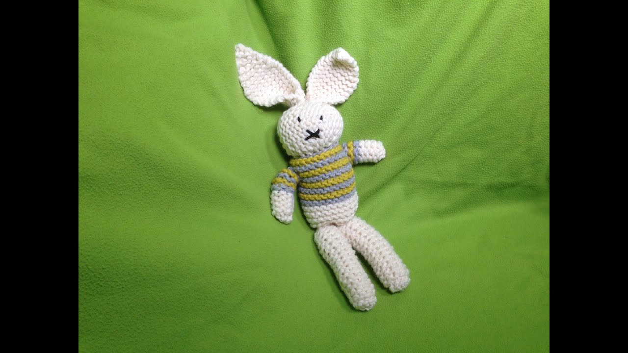 How to Loom Knit a Stuffed Bunny Toy (DIY Tutorial) - YouTube