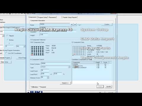 CircuitCAM to convert CAD, Gerber and ASCII data