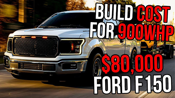 How Much To Build A Whipple 1000HP F150 5.0? 9 SECOND 1/4 Mile Truck! Street Legal!