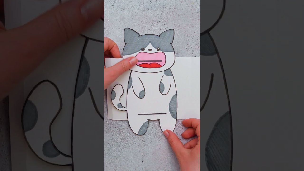 Creating Cute DIY Paper Cat Toy Funcrafts Papercraft