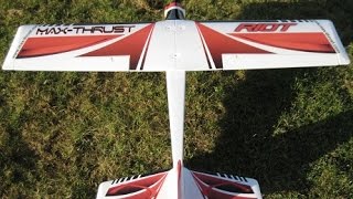 Max Thrust Riot RC Plane Take off and Landings Part 1