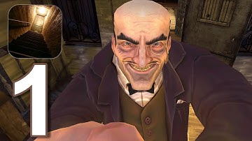 Scary Mansion - Gameplay Walkthrough part 1 - Tutorial+Easy mode (iOS, Android)