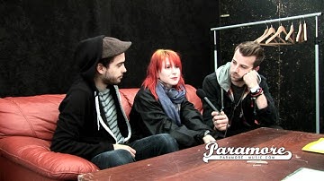 Paramore: Having Fun (Interview Part 3) 2011