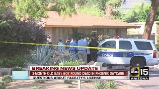 3-month-old boy found dead in Phoenix daycare