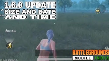 BGMI 1.6.0 UPDATE RELEASE DATE RELEASE TIME AND SIZE||BGMI 1.6.0 UPDATE RELEASE DATE||G D X ASHISH