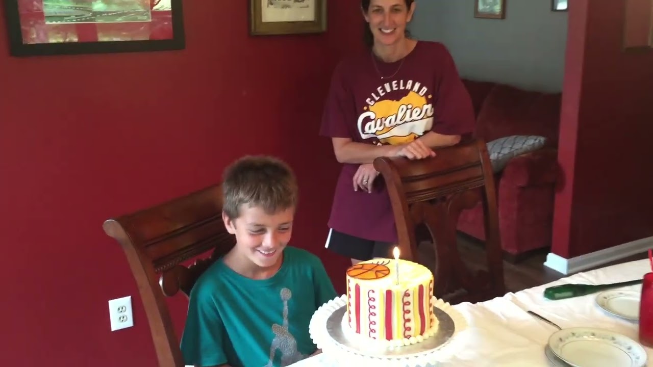 2015 06 27 Jacob Donnellan Birthday with Mom, Granny, Grandma and Emma
