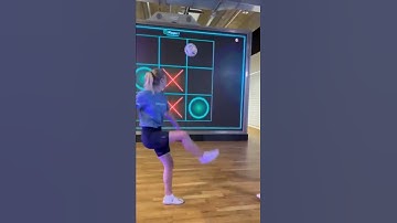 Viral tic tac toe football wall 😱🤯😨 #shorts #tictactoe #soccer