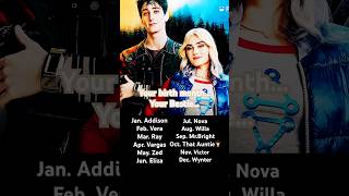 Your birth month.. your..#zombies4#zombies#trending#birthday#disney#edit#megdonnelly#milomanheim
