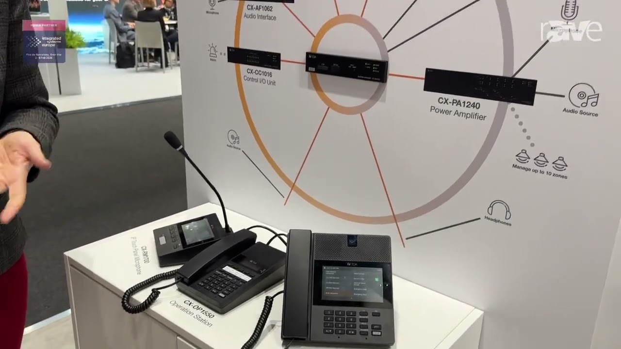 ISE 2026: TOA Introduces CX-1000 Series IP-Based PA and Intercom System (Spanish)