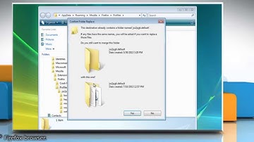 Mozilla® Firefox: Back up and restore profile information in Vista