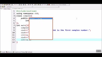 How to add two complex numbers in c++
