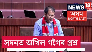 Akhil Gogoi Speech in Assam Assembly | বাজেট বিতৰ্কৰ ভাষণৰ মাজে মাজে বিধায়ক অখিল গগৈৰ প্ৰশ্ন ৷ N18V