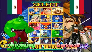 Marvel vs. Capcom ➤ ohreazing (Mexico) vs Darkwolf (Mexico) mvsc
