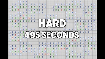 Google Minesweeper Hard Mode Completed in 495 Seconds | Epic Win