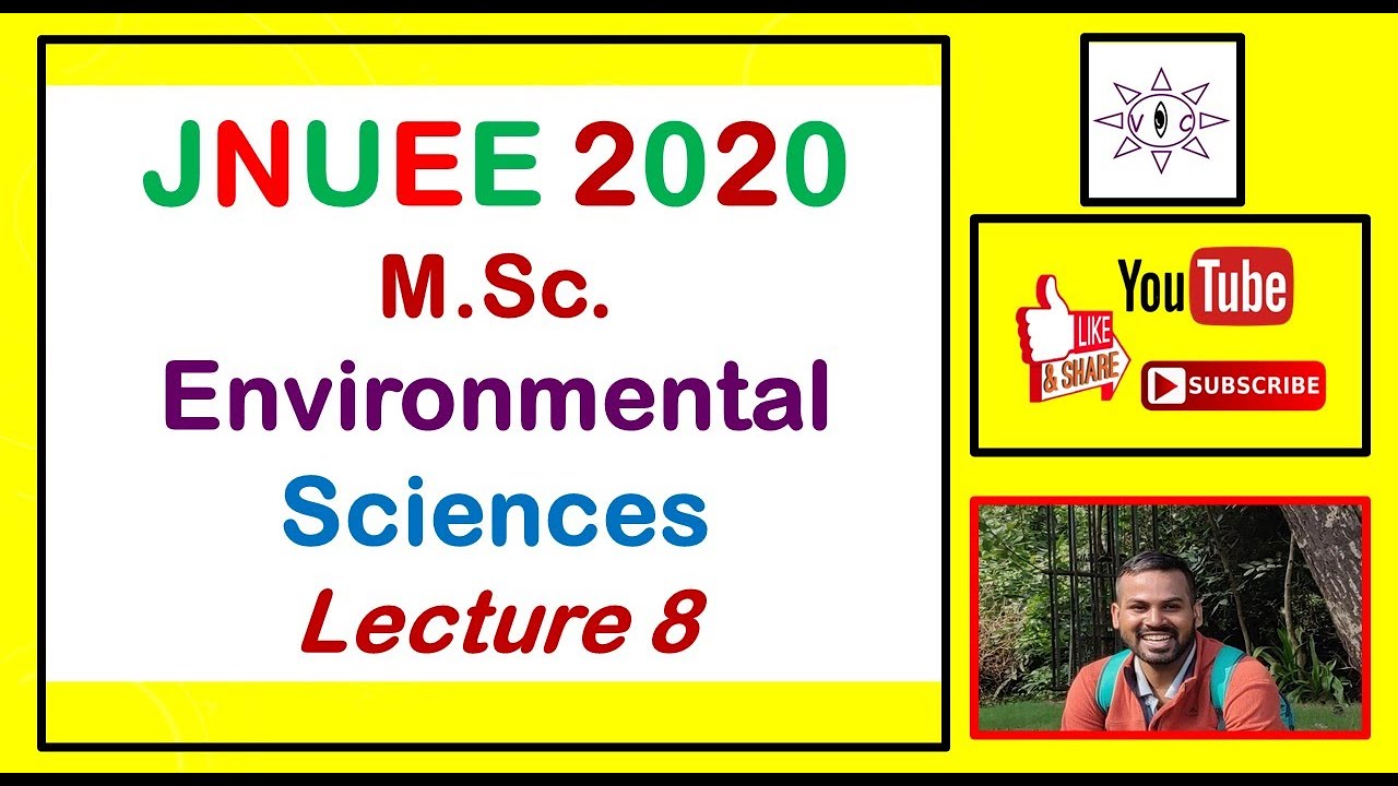 JNU MSc Environmental Sciences Entrance Exam 2020 | Paper Analysis | Lecture 8 