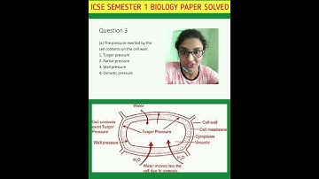 ICSE BIOLOGY Specimen Paper 2021 for Class 10 | ICSE SEMESTER 1 Exam Solved MCQ Question 3a #shorts