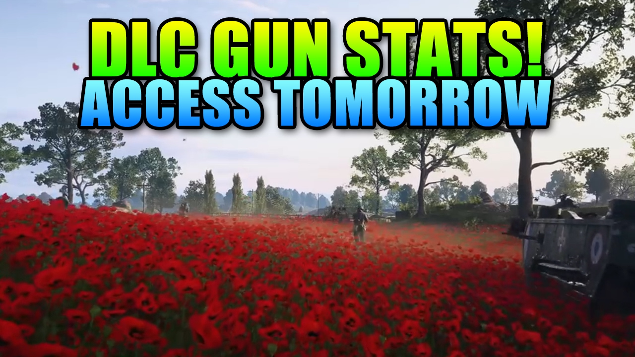 All DLC Gun Stats! Plus Early Access via CTE | Battlefield 1