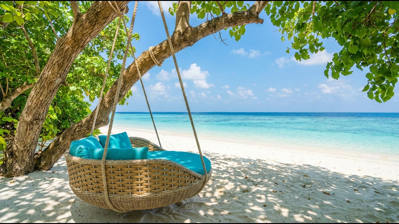 🌊🌿 Relaxing Music Therapy to Calm the Mind – Ocean Waves for Deep Relaxation | 2 Hours