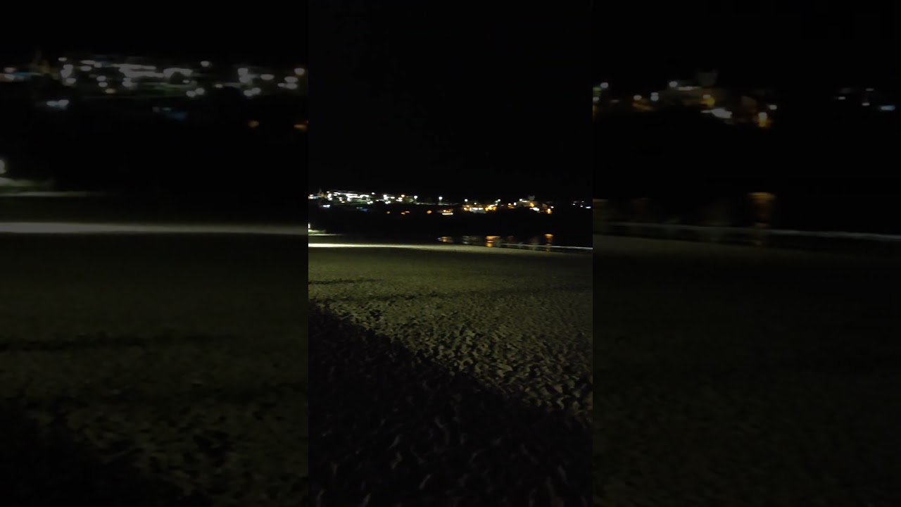 Playa de la Concha, noche de Suances #cantabria #suances #restaurantes