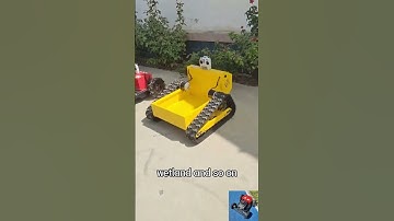 single-cylinder four-stroke remote control distance 200m remote controlled slope lawn mower #farming