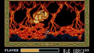 Ys III (Genesis) Boss 3 - Giland (No Damage & Rings)