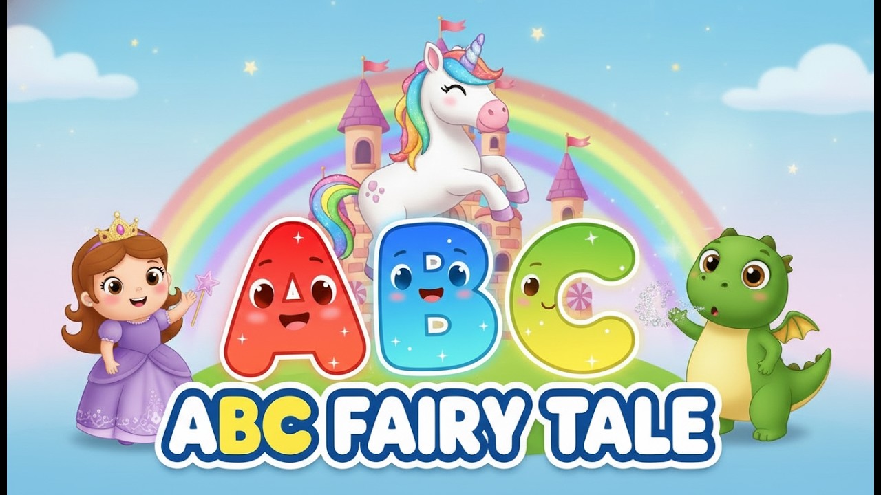 ABC Fairy Tale Song 🏰✨ | A to Z Magic Alphabet Song for Kids | Happy ABC Songs