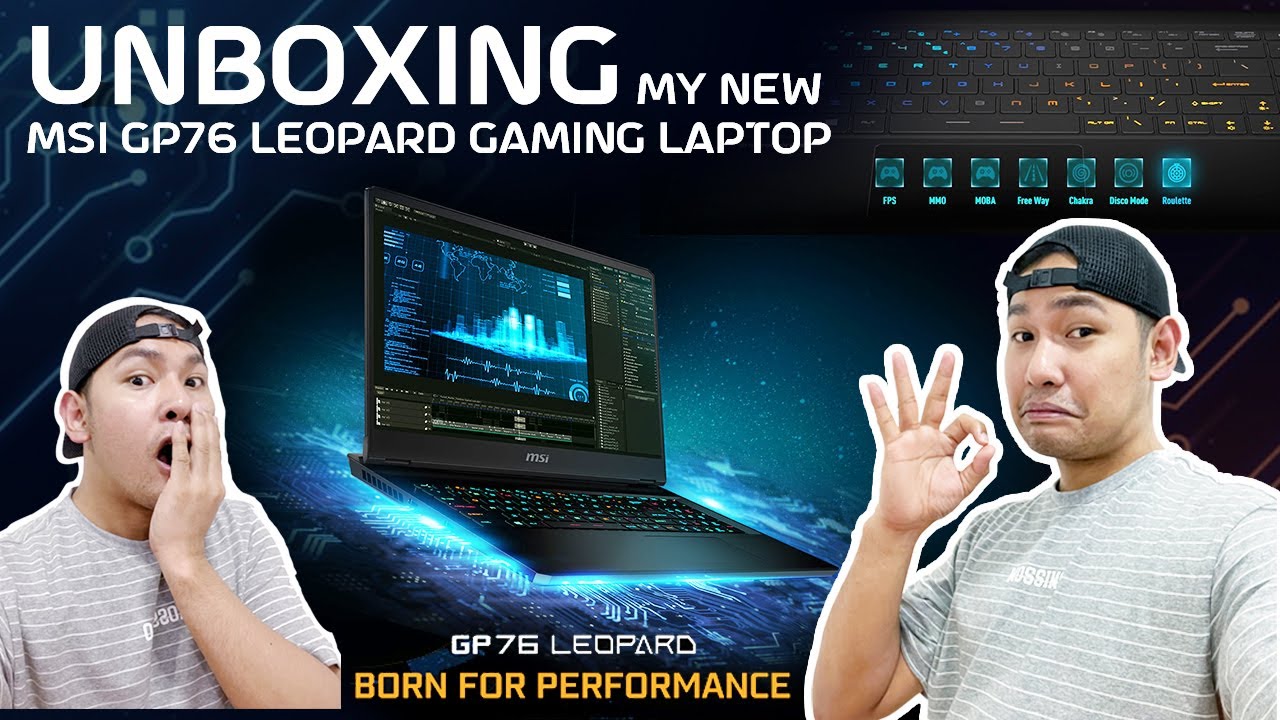 Unboxing My New Gaming Laptop MSI LEOPARD GP76